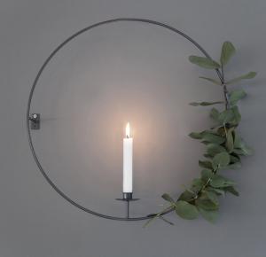 LJUSRING - GULLABO - VEGG GRÅ - 50 cm - www.frokenfraken.se