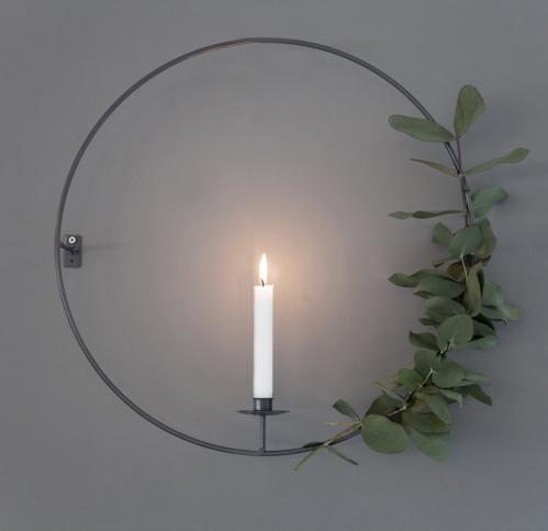 LJUSRING - GULLABO - VEGG GRÅ - 50 cm - www.frokenfraken.se