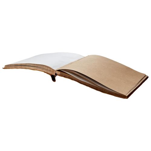 Noteringsbok/fotobok - Brun - 36 x 29 x 5 cm - www.frokenfraken.se
