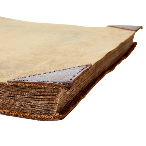 Noteringsbok/fotobok - Brun - 36 x 29 x 5 cm - www.frokenfraken.se