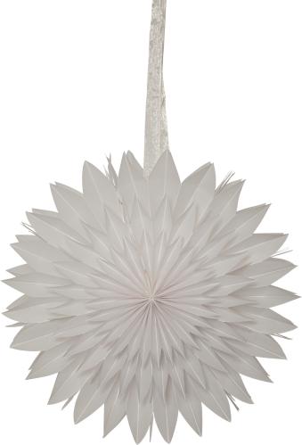 Adventsstjerne - Papir Dis - 50 cm - www.frokenfraken.se