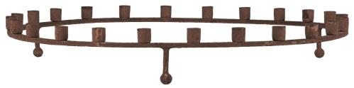 Lysestake - Rust - Juletrelys - Ø 40 cm - www.frokenfraken.se