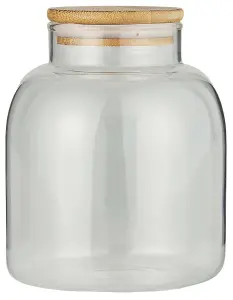 Glasboks med bambulås 1200 ml - Ø12,5 x 15 cm - www.frokenfraken.se