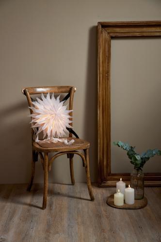 Adventsstjerne - Papir Dis - 40 cm - www.frokenfraken.se