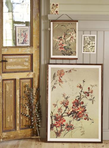 Plakat - Vintage - Blomsterkornell - 18 x 24 cm - www.frokenfraken.se