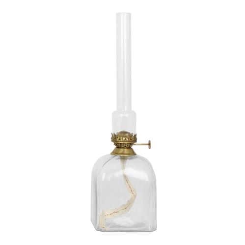 Fotogenlampe - Glass & Messing - Kvadratisk - 9 x 9 x 33 cm - www.frokenfraken.se