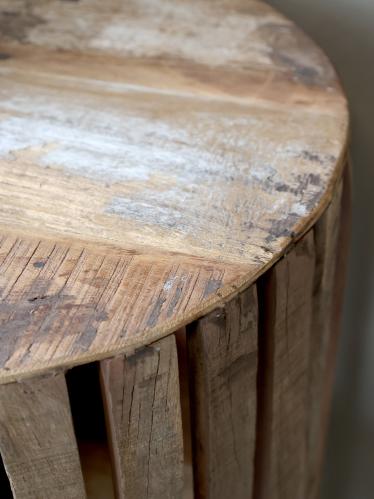 Skap/Sidebord med 4 hylleplan – Natur – 115 x 116 x 37 cm - www.frokenfraken.se