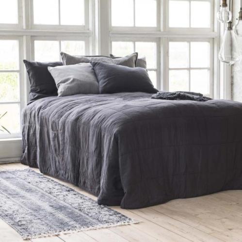 Overkast - Dobbeltseng - Antrasitt - 240 x 240 cm - www.frokenfraken.se