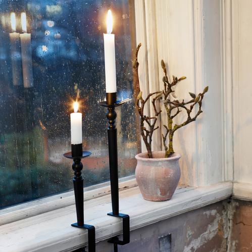 Lysstake med klemme - Svart - 37 cm - www.frokenfraken.se