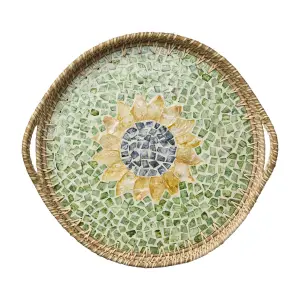 Brett - Grønn/natur - Dyrkede Snegler - Ø43 cm - www.frokenfraken.se