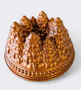 Sockerkakeform - snøtunge grantrær - Ø 25 cm - www.frokenfraken.se