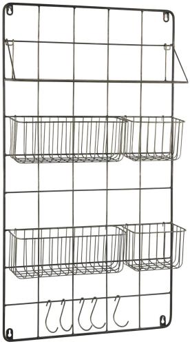Veggoppbevaring - Metall - 11,5 x 98 x 50 cm - www.frokenfraken.se