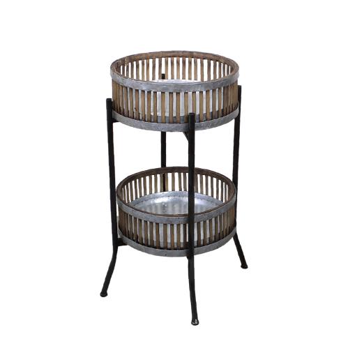 Piedestal - Sink/Bambus - 66 x Ø44 cm - www.frokenfraken.se