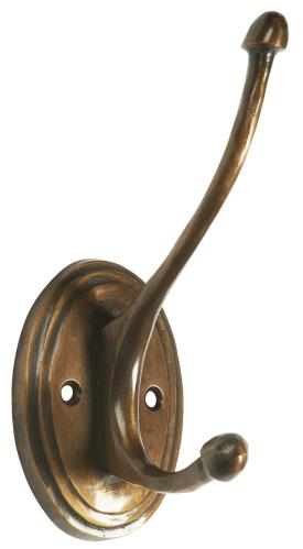 Krok dubbel mørk Messing - 5 X 11 CM - www.frokenfraken.se