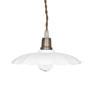 Taklampe Gustav Hvit - Ø 19 x H 3,5 cm - www.frokenfraken.se