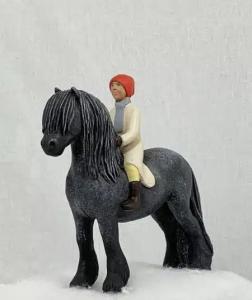 Ridande Staffan - Liten figur - 22 cm - www.frokenfraken.se