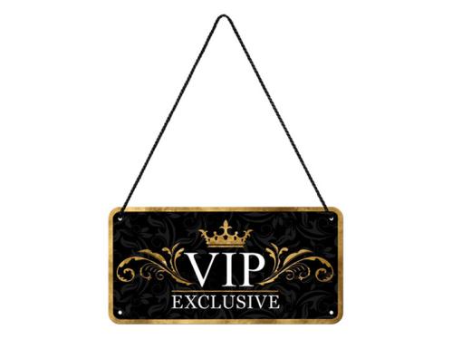 Plateskilt - VIP Exclusive - 10 x 20 cm - www.frokenfraken.se