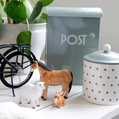 Postkasse - Grønn - 17 x 7 x 25 cm - www.frokenfraken.se