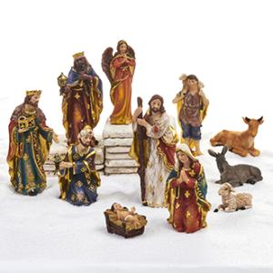 Julepynt – Religiøse figurer – 11 stk - www.frokenfraken.se