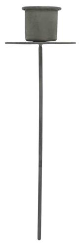 Lysholder - Metall - for kronelys - 15 x 4 cm - www.frokenfraken.se
