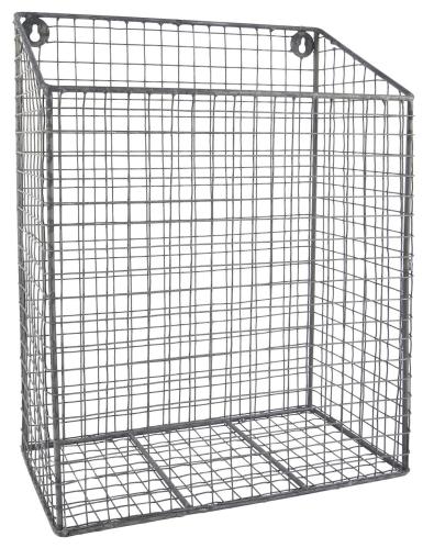 Veggkurv - Metall - 15,5 x 41 x 31 cm - www.frokenfraken.se