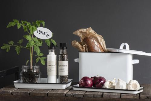 Brødboks Emalje - Hvit - www.frokenfraken.se