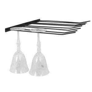 Glashenger - 4 rader - Svart - 45 x 35,5 cm - www.frokenfraken.se