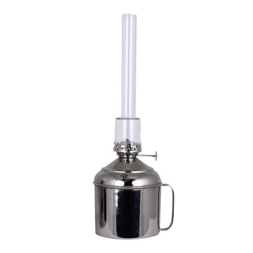 Fotogenlampe med håndtak - Glass/Nikkel - 33 x Ø10 cm - www.frokenfraken.se