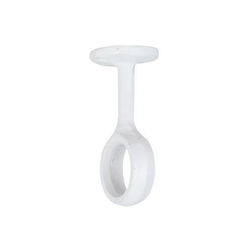 Hållare till rundstav - Vit - 9 x Ø4 cm - www.frokenfraken.se