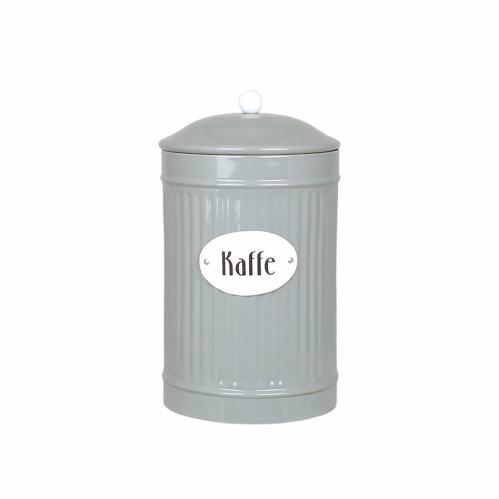 Plåtburk - Kaffe - Grønn - 25 x Ø11 cm - www.frokenfraken.se
