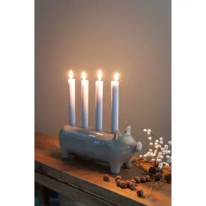 Adventsstake - Gris - Brun - 40 x 11 x 16 cm - www.frokenfraken.se