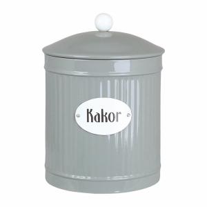 Plåtburk - Kakor - Grønn - 20 x Ø14,5 cm - www.frokenfraken.se