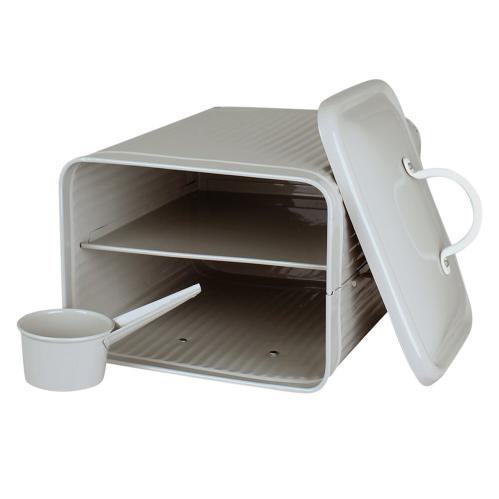 Plåtburk - Tvättmedel - Beige - 30 x 21 cm - www.frokenfraken.se