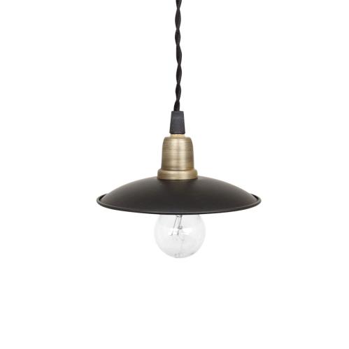 Taklampe - Svart/Messing - 8 x Ø14 cm - www.frokenfraken.se