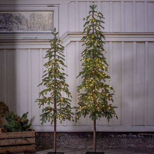 Juletre med belysning – 150 cm – Til utendørs og innendørs bruk - www.frokenfraken.se