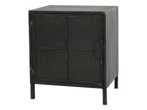 Skap med riflete glassdører - 46,5 x 40 - 2-pakning - www.frokenfraken.se