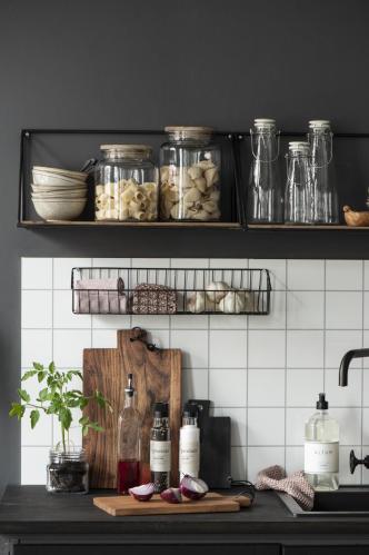 Veggkurver - Metall - 12,5 x 11 x 50,5 cm - www.frokenfraken.se