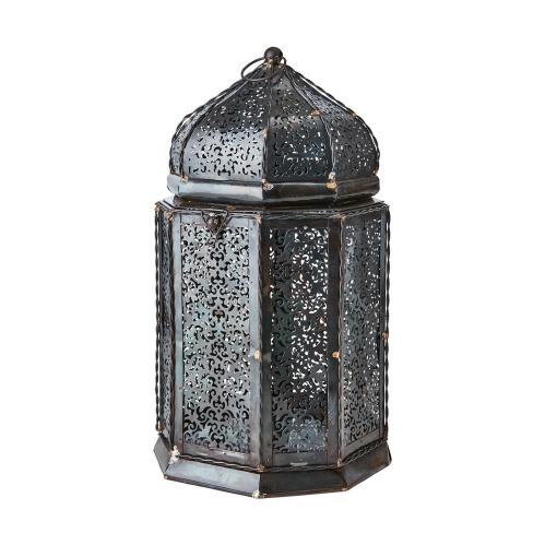 Lykt Orient - 3 størrelser - Svart - Ø16 x 30/34 cm - www.frokenfraken.se