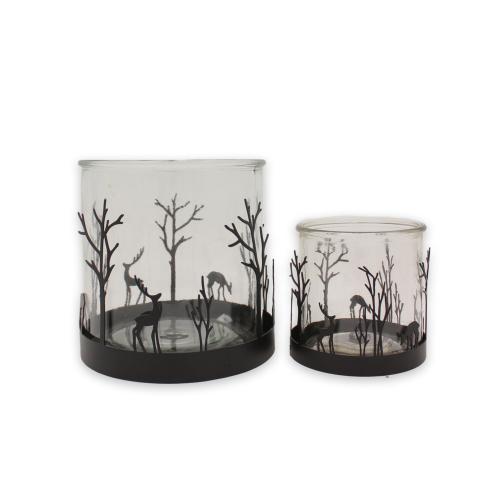 Lyslykt – Skogen – Stor – Ø15 x 15 cm - www.frokenfraken.se