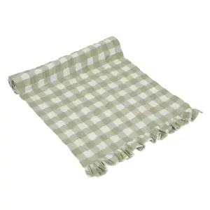 Løper - LISA - GRØNN - 40 X 140 CM - www.frokenfraken.se