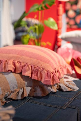 Kuddfodral - AMALIA - ROSA - 45 X 45 CM - www.frokenfraken.se