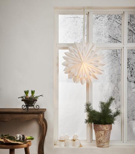 Adventsstjerne - Papirklipp - 60 cm - www.frokenfraken.se