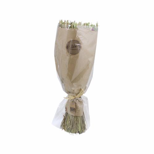Tørket blomsterbukett - Lilla - 45 cm - www.frokenfraken.se