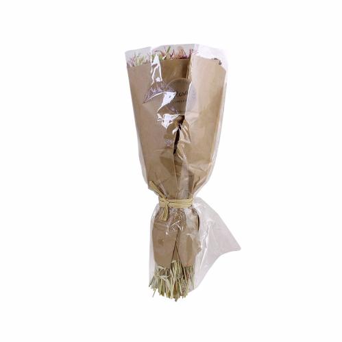 Tørket blomsterbukett - Rosa - 45 cm - www.frokenfraken.se