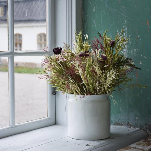 Tørket blomsterbukett - Rosa - 45 cm - www.frokenfraken.se