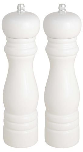 Salt & Pepparkvarn Vit - 2-pakning - Ø5,5 X 21,5 CM - www.frokenfraken.se