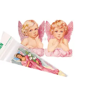 Bokmerker - Gammeldags Engler - Store - Rosa - 22 x 16 cm - www.frokenfraken.se