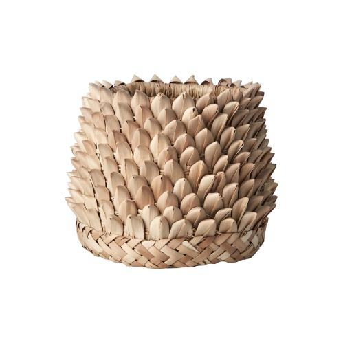 Krukke - Palmblad Natur - Ø17 x 16 cm - www.frokenfraken.se