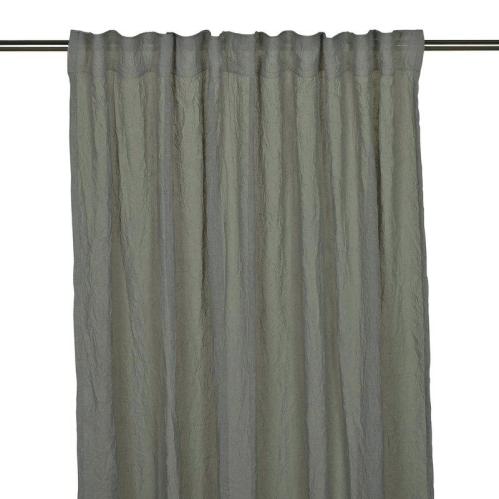 Gardiner - Multiband - Skrynklig - Grønn - 2 X 130 X 280cm - www.frokenfraken.se