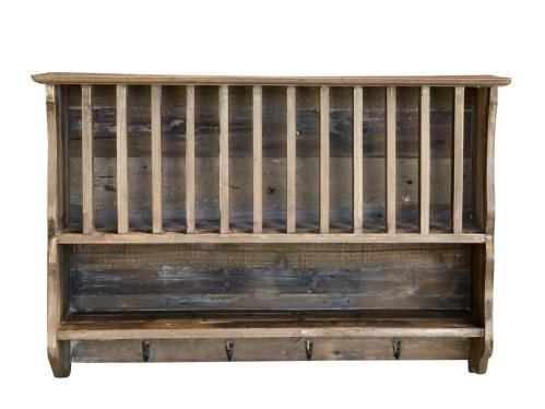 Tallerkenhylle - Resirkulert tre - 55x80x20 cm - www.frokenfraken.se